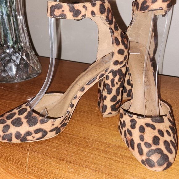 Coconuts by Matisse Leopard Print Heels - Picture 1 of 9